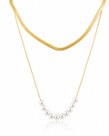 Luxe Pearl Layers Necklace