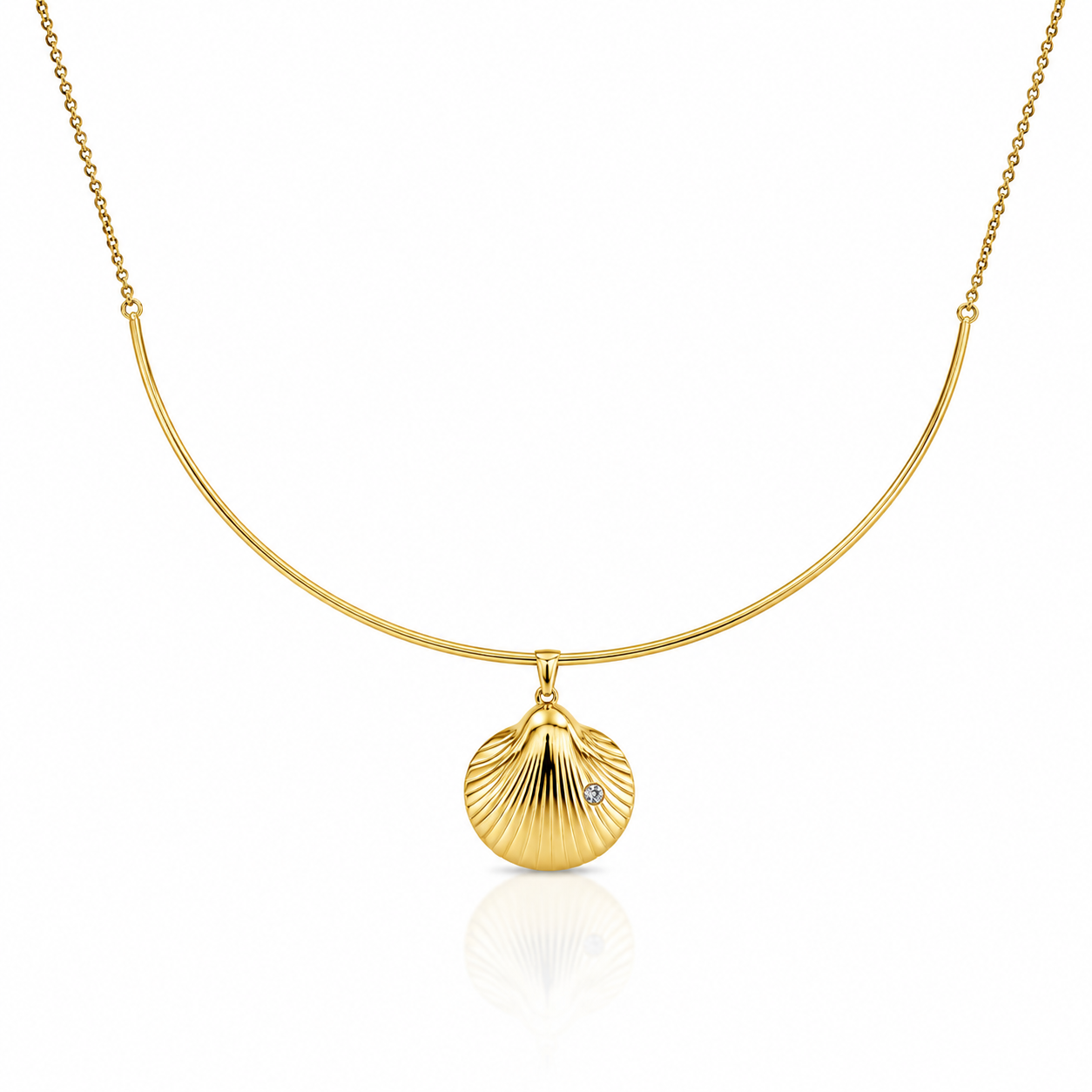 Sculpted Shell Torque Choker