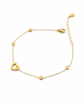 Heart Charm Anklet