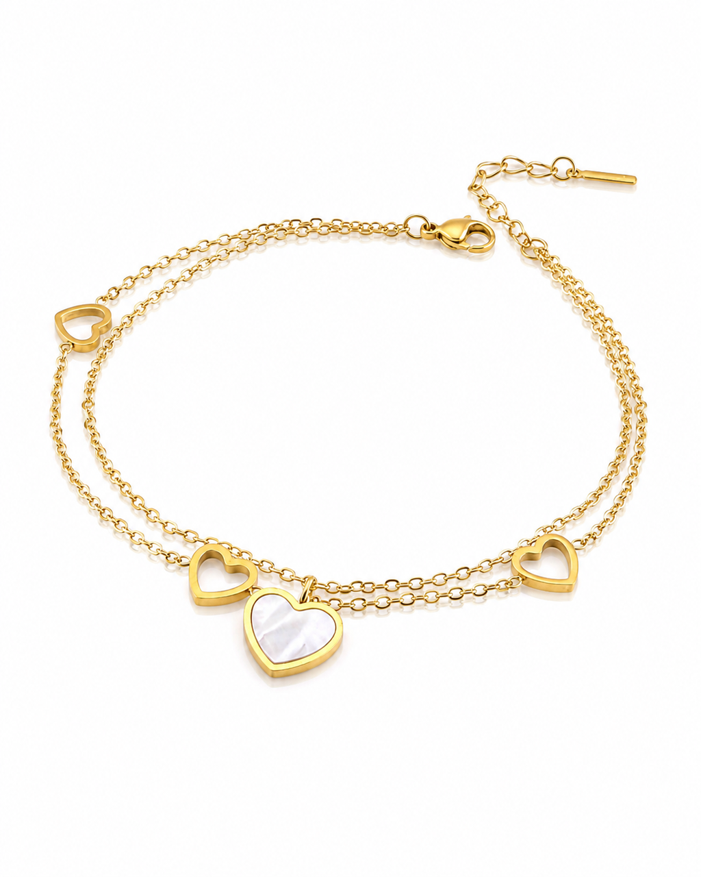 Ethereal Heart Anklet