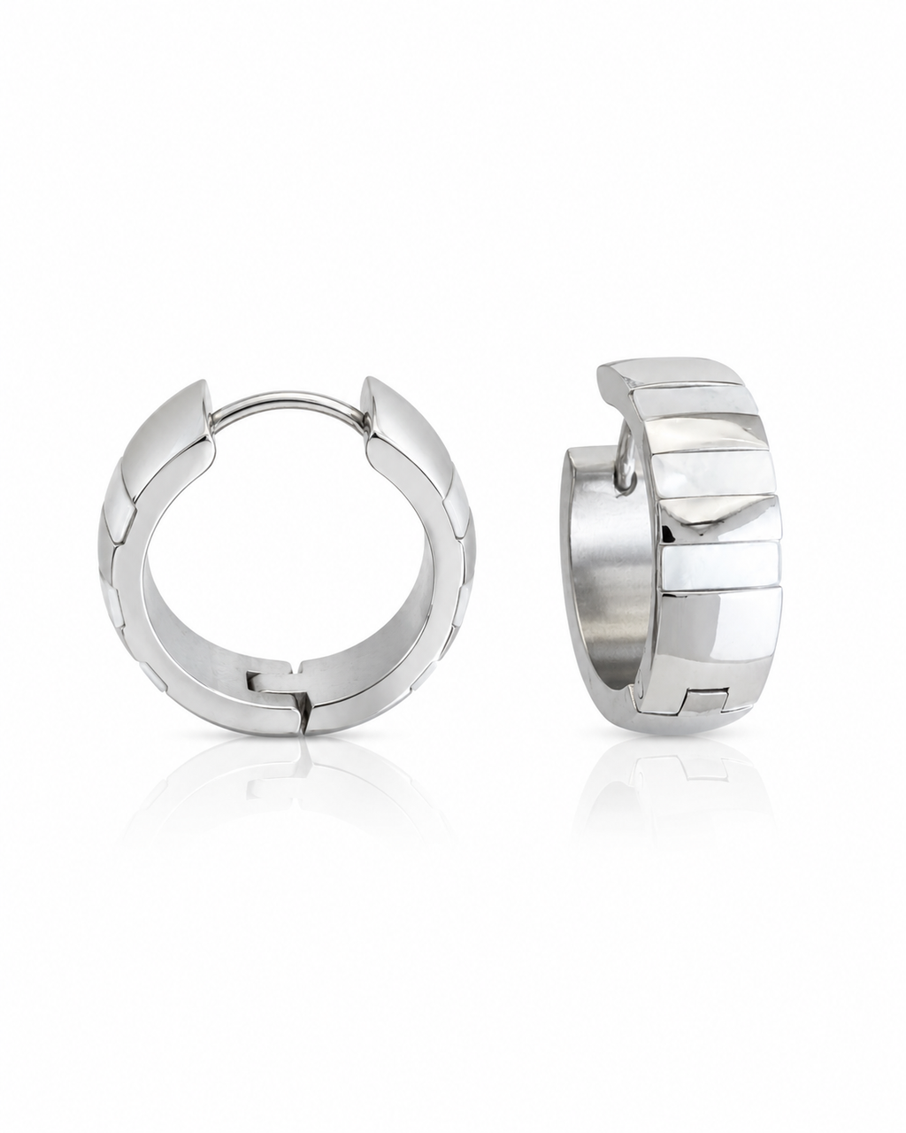 Titan Linear Bezel Hoops