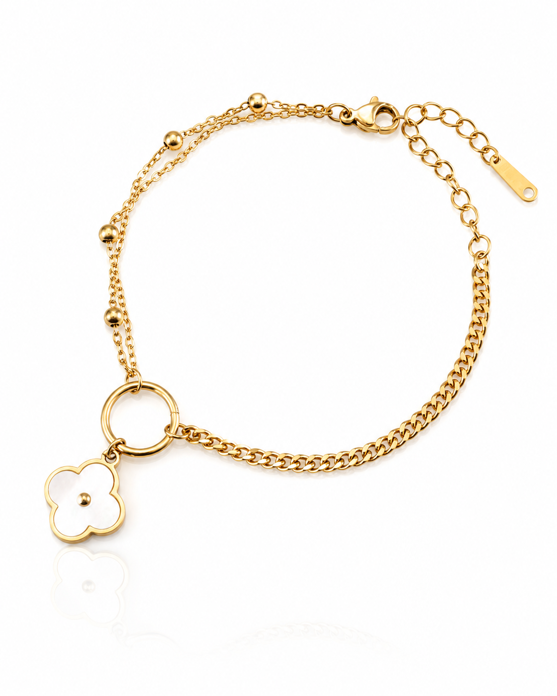 Fleur Luxe Charm Bracelet