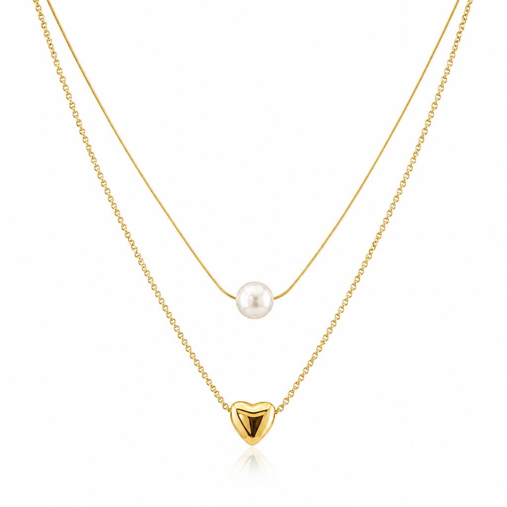 Serene Heart & Pearl Set