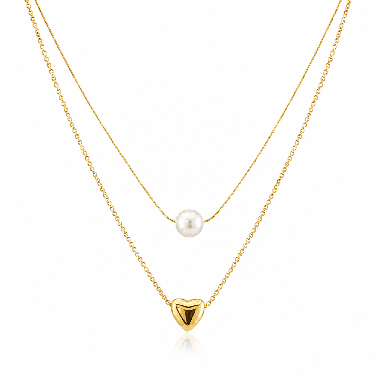 Serene Heart & Pearl Set