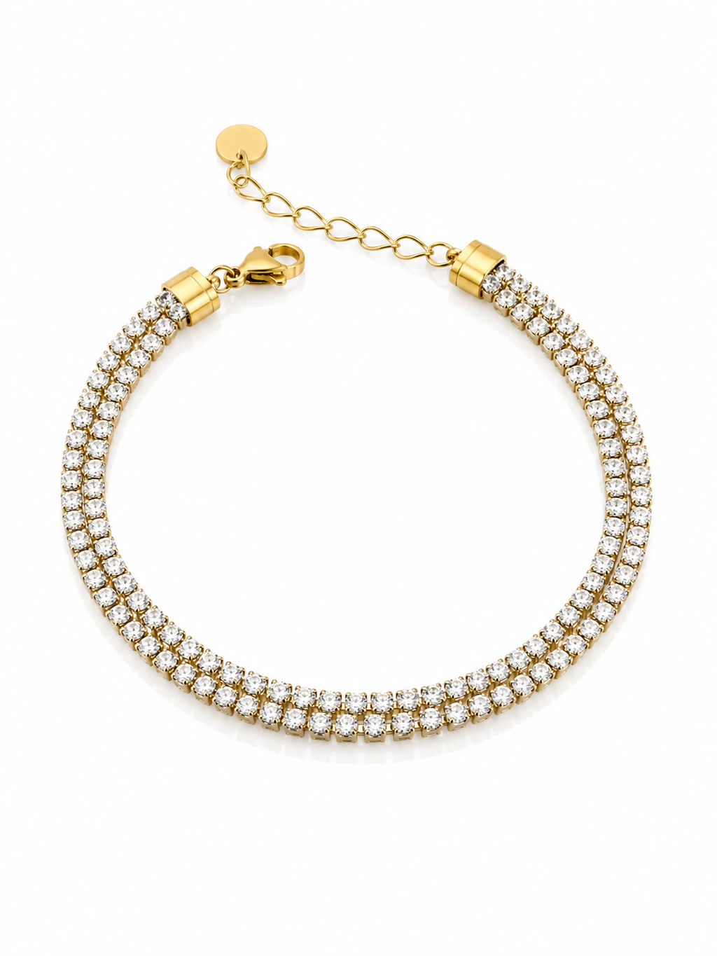 Double Row Tennis Bracelet
