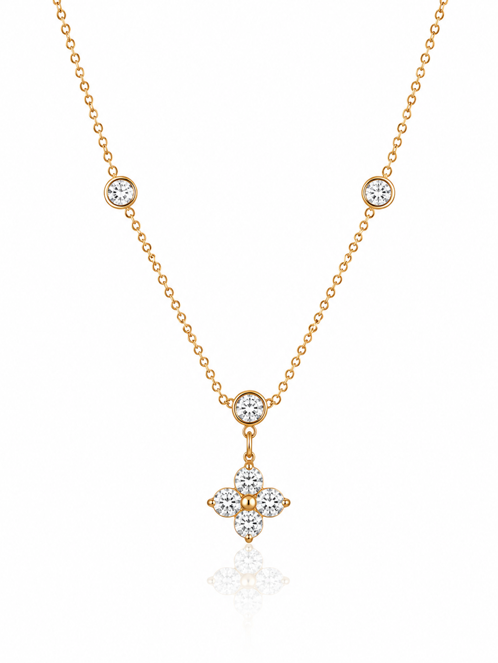 Celestial Clover Necklace