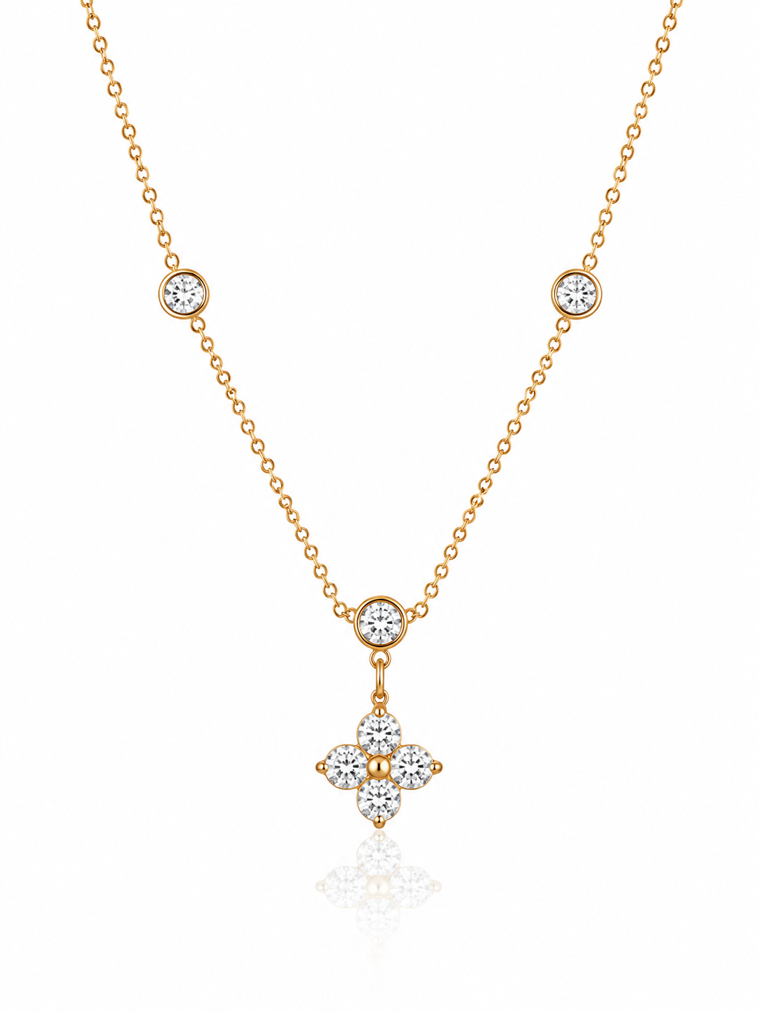 Celestial Clover Necklace