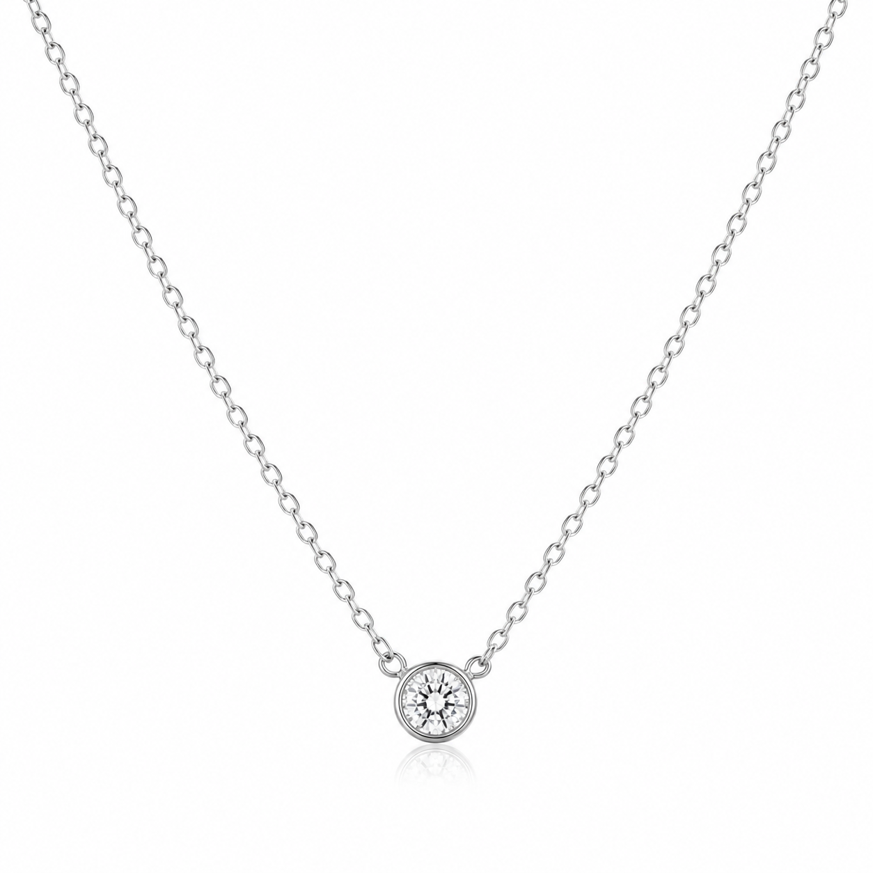 Timeless Bezel Necklace