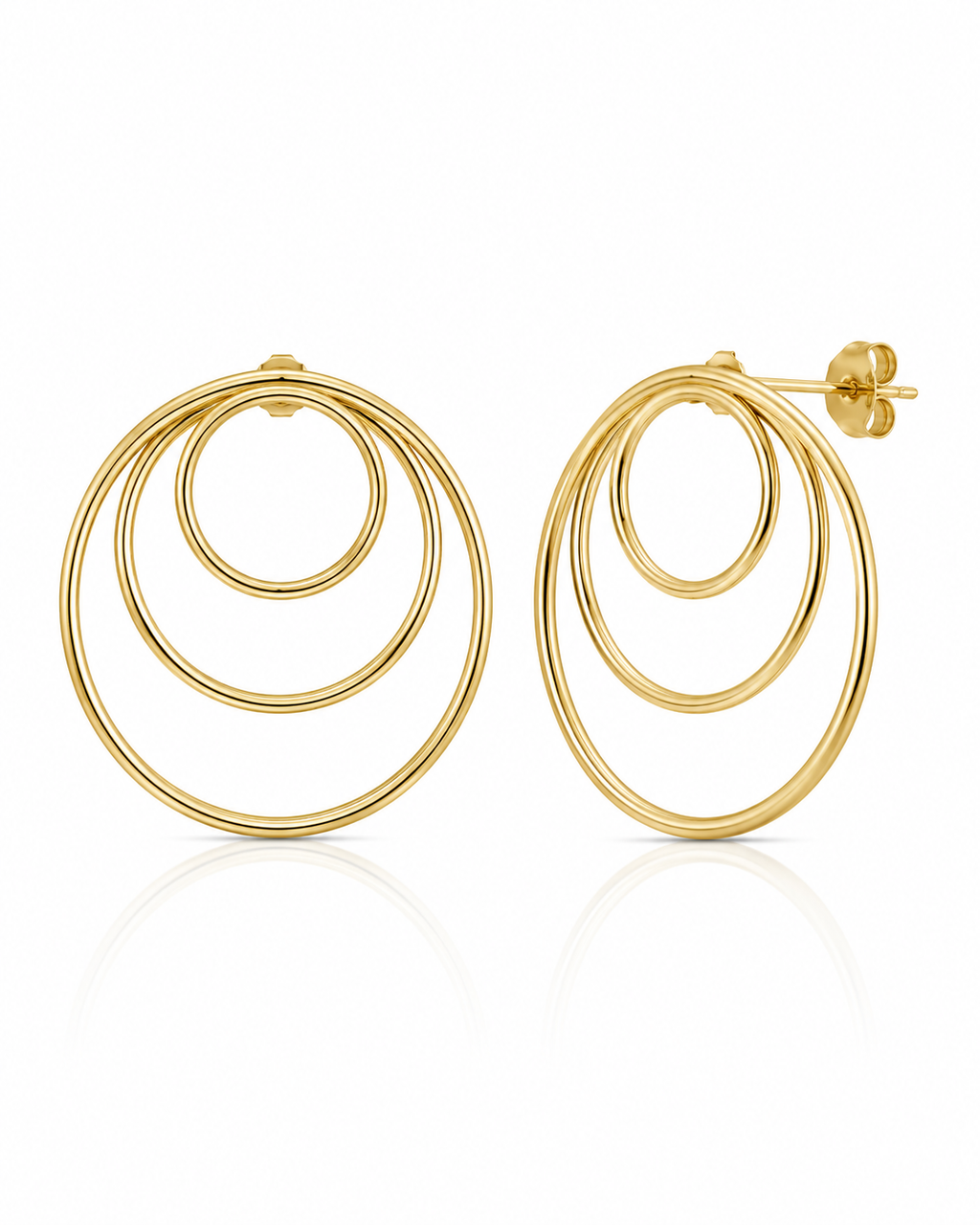 Aura Triple Hoop Earrings