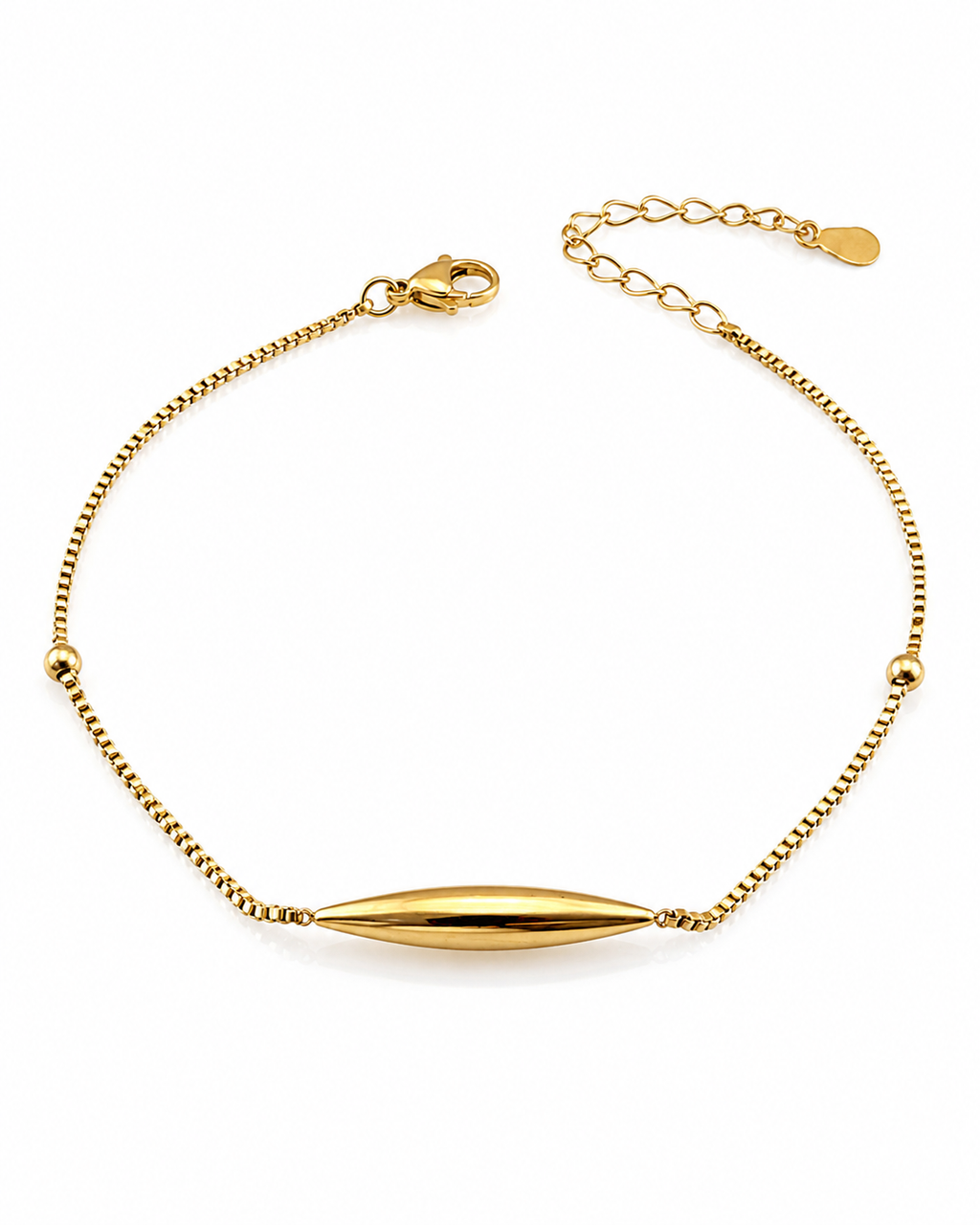 Golden Orbit Anklet