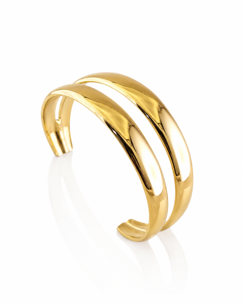 Minimalist Duet Cuff Set