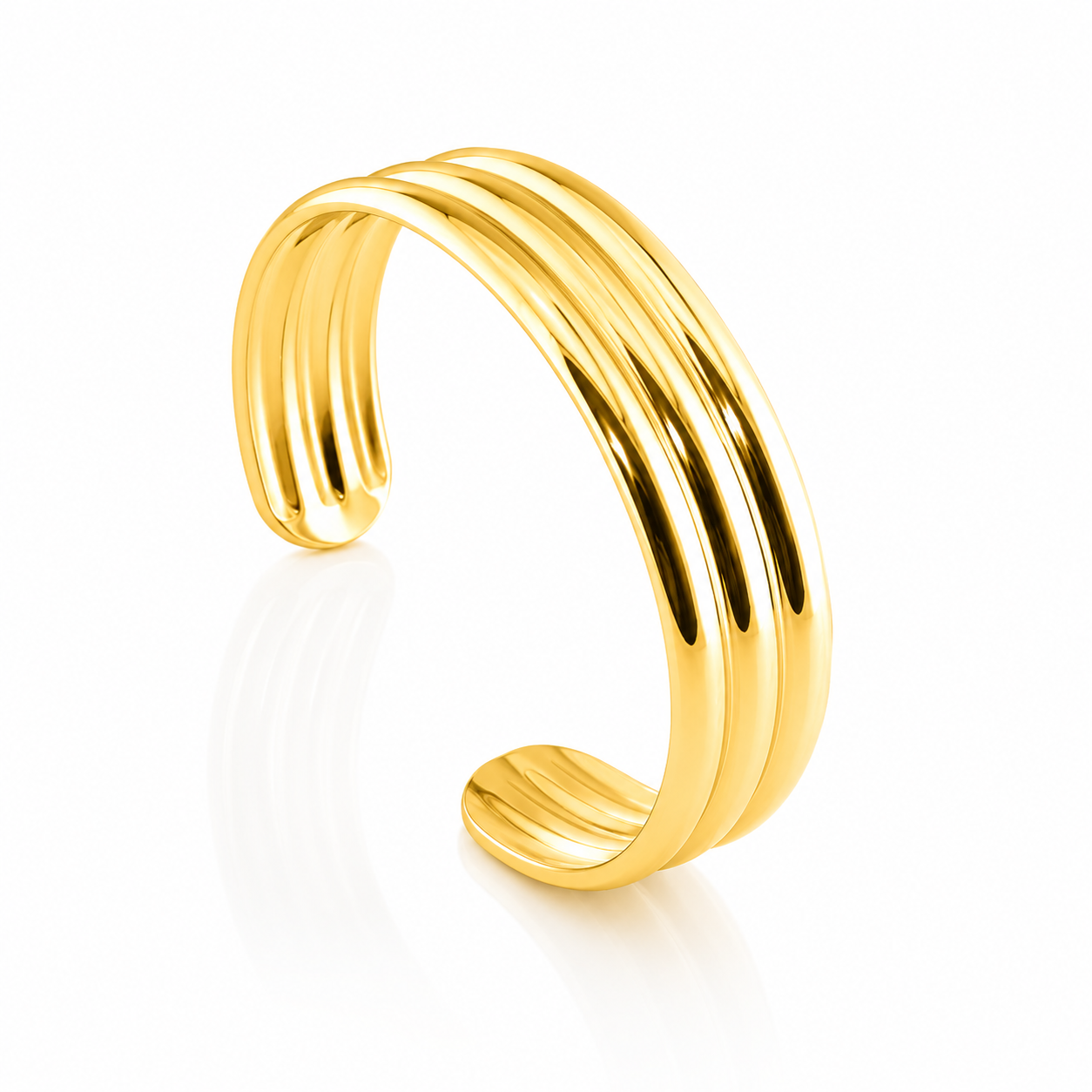 Golden Trio Cuff