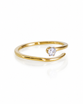 Solitaire Bypass Ring