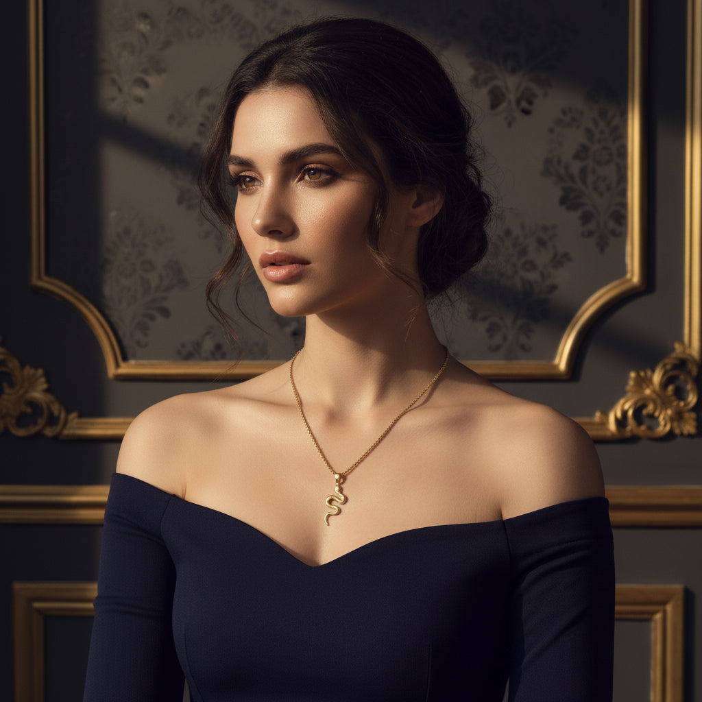 Serpentine Charm Necklace