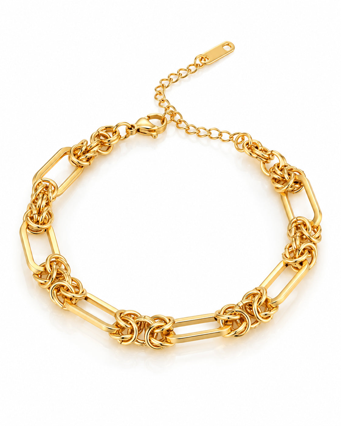 Byzantine Paperclip Chain Bracelet
