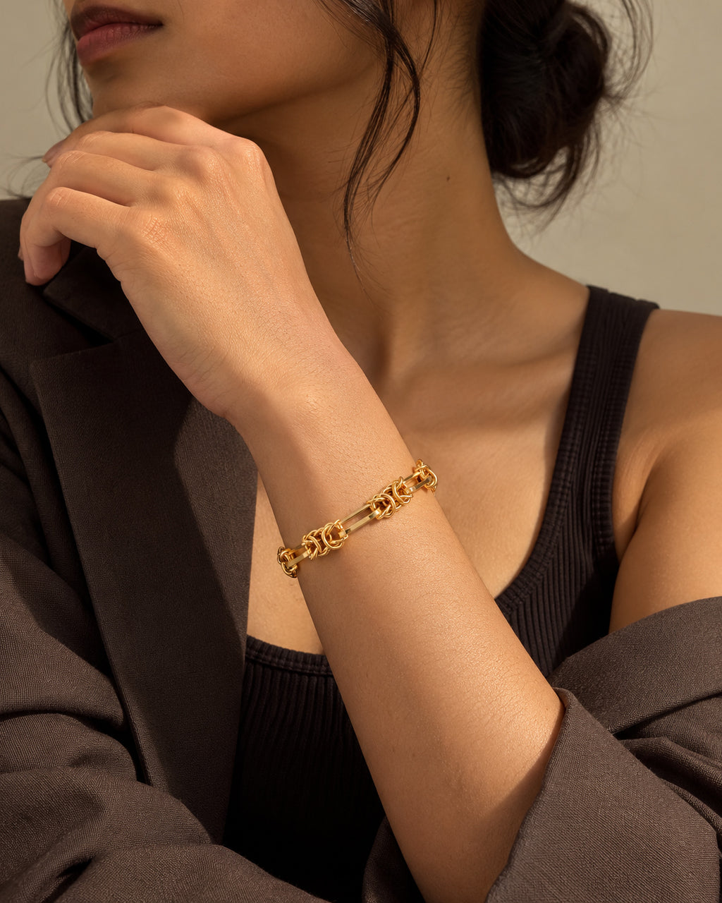 Byzantine Paperclip Chain Bracelet