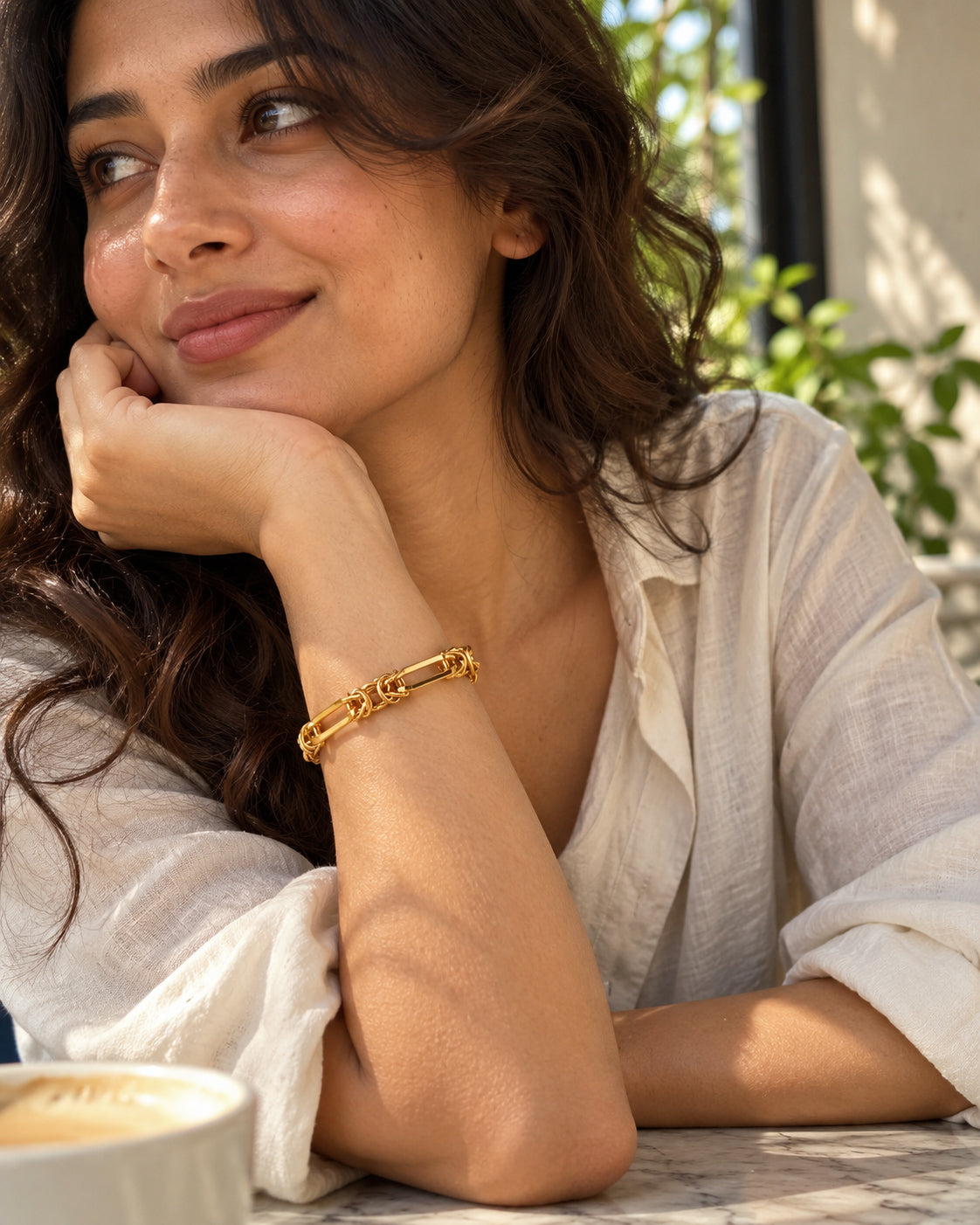 Byzantine Paperclip Chain Bracelet