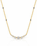 Graduated CZ Arc Mangalsutra