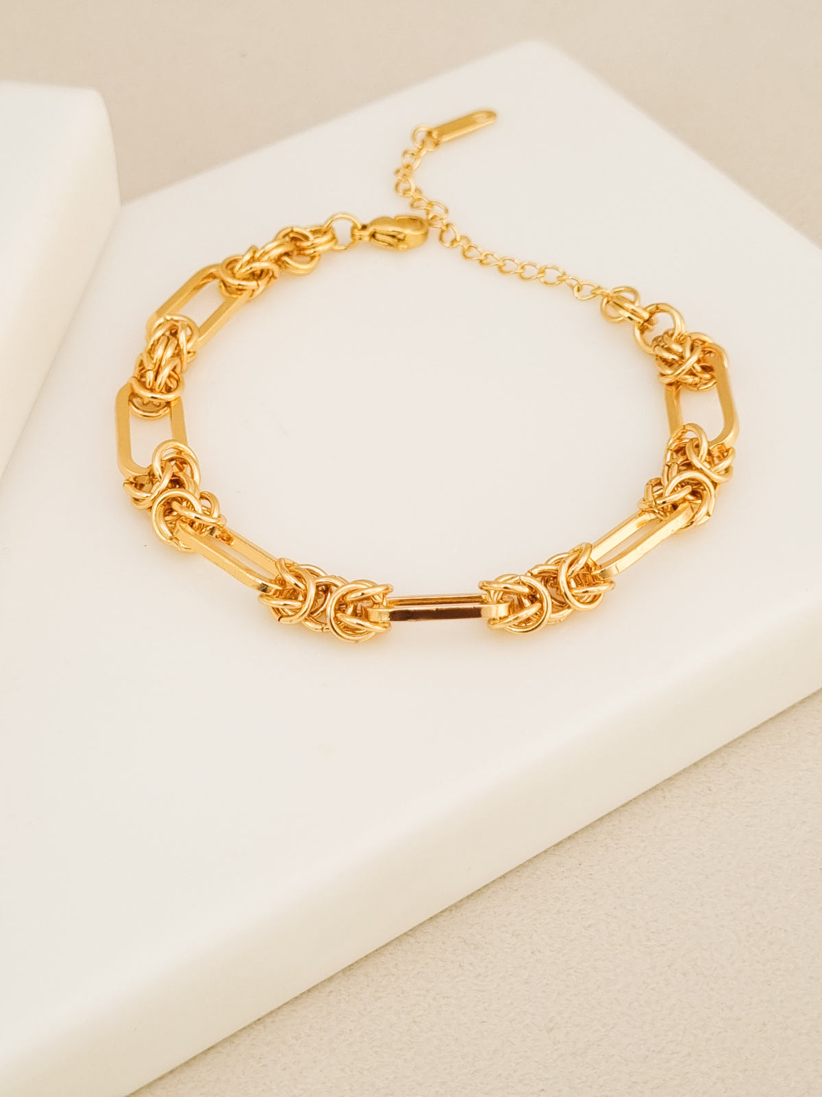 Byzantine Paperclip Chain Bracelet