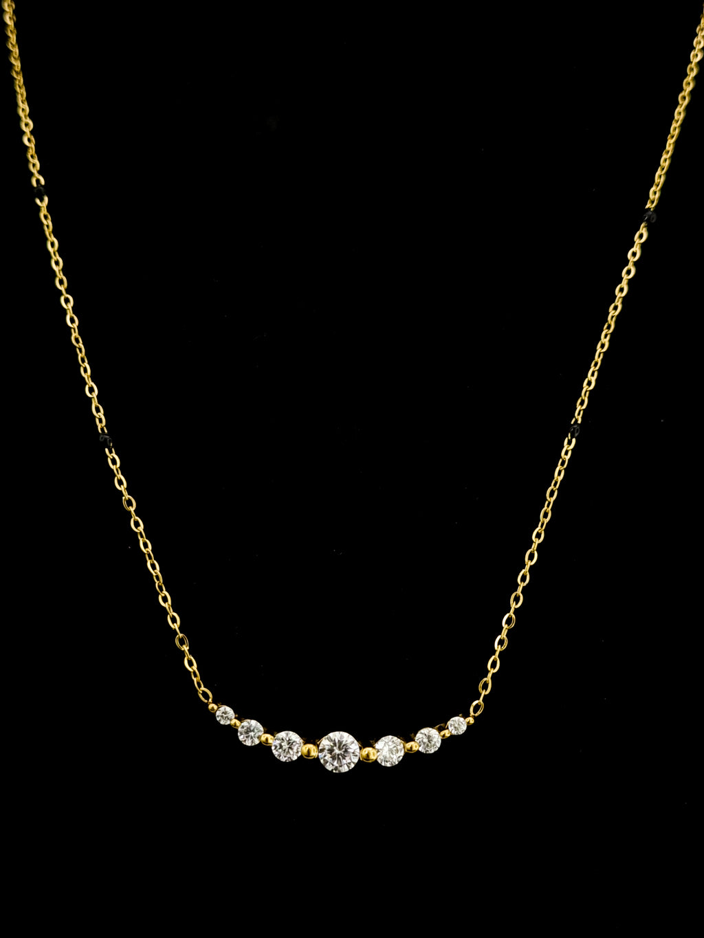 Graduated CZ Arc Mangalsutra