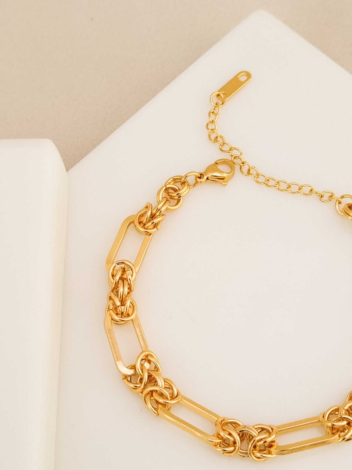 Byzantine Paperclip Chain Bracelet