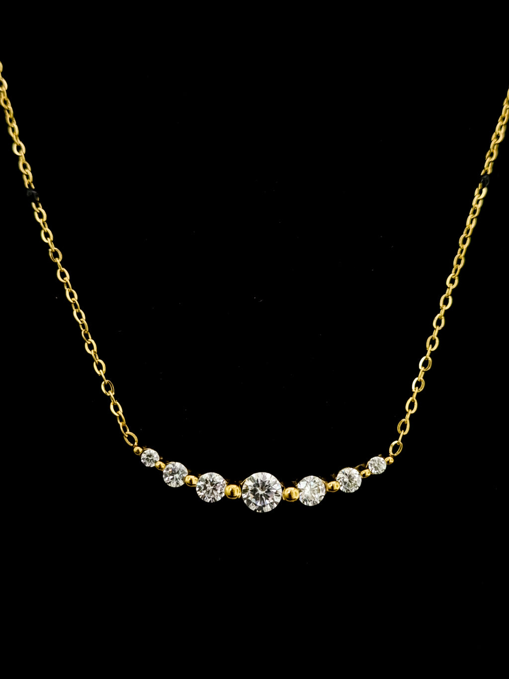 Graduated CZ Arc Mangalsutra