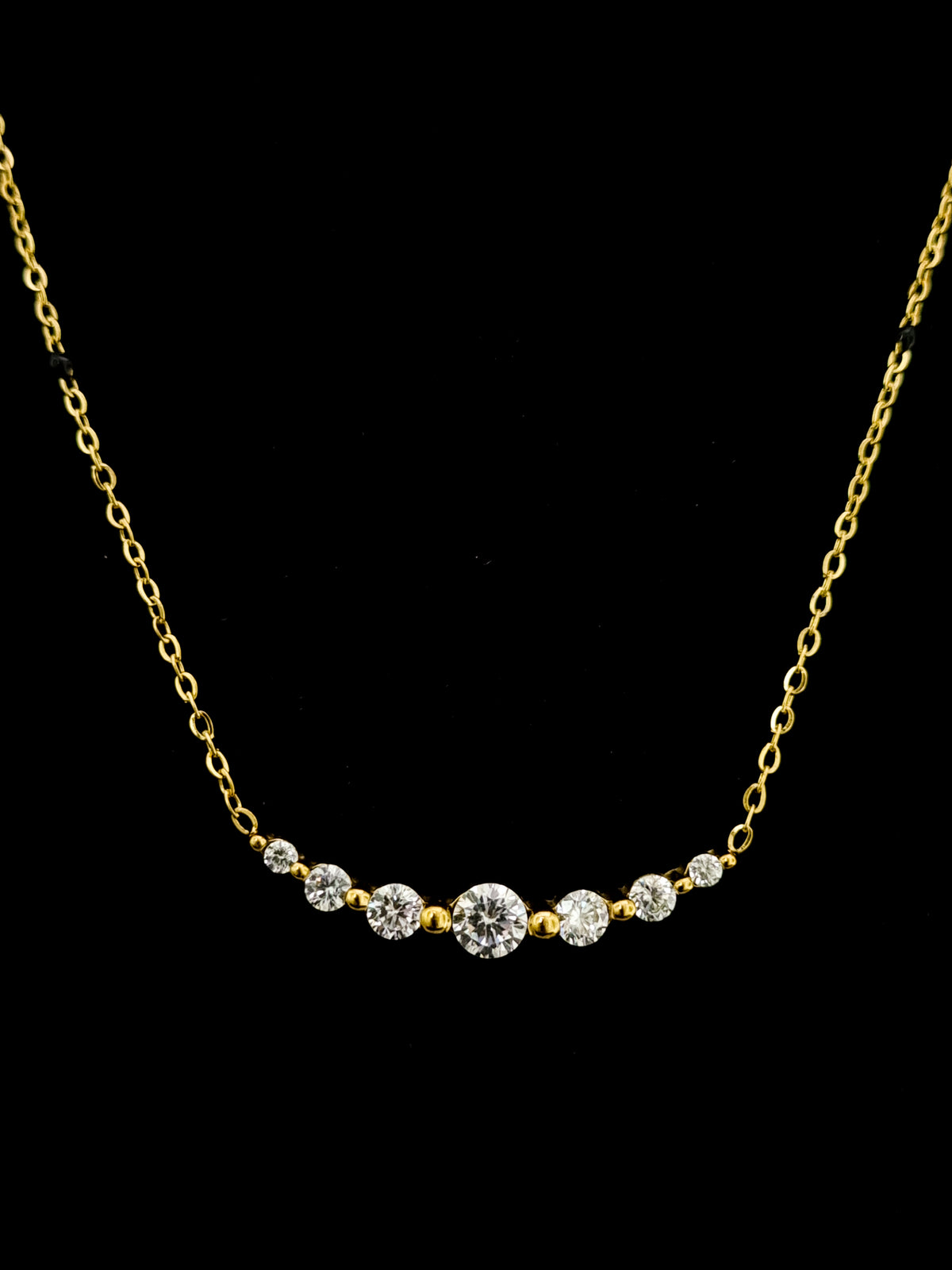 Graduated CZ Arc Mangalsutra