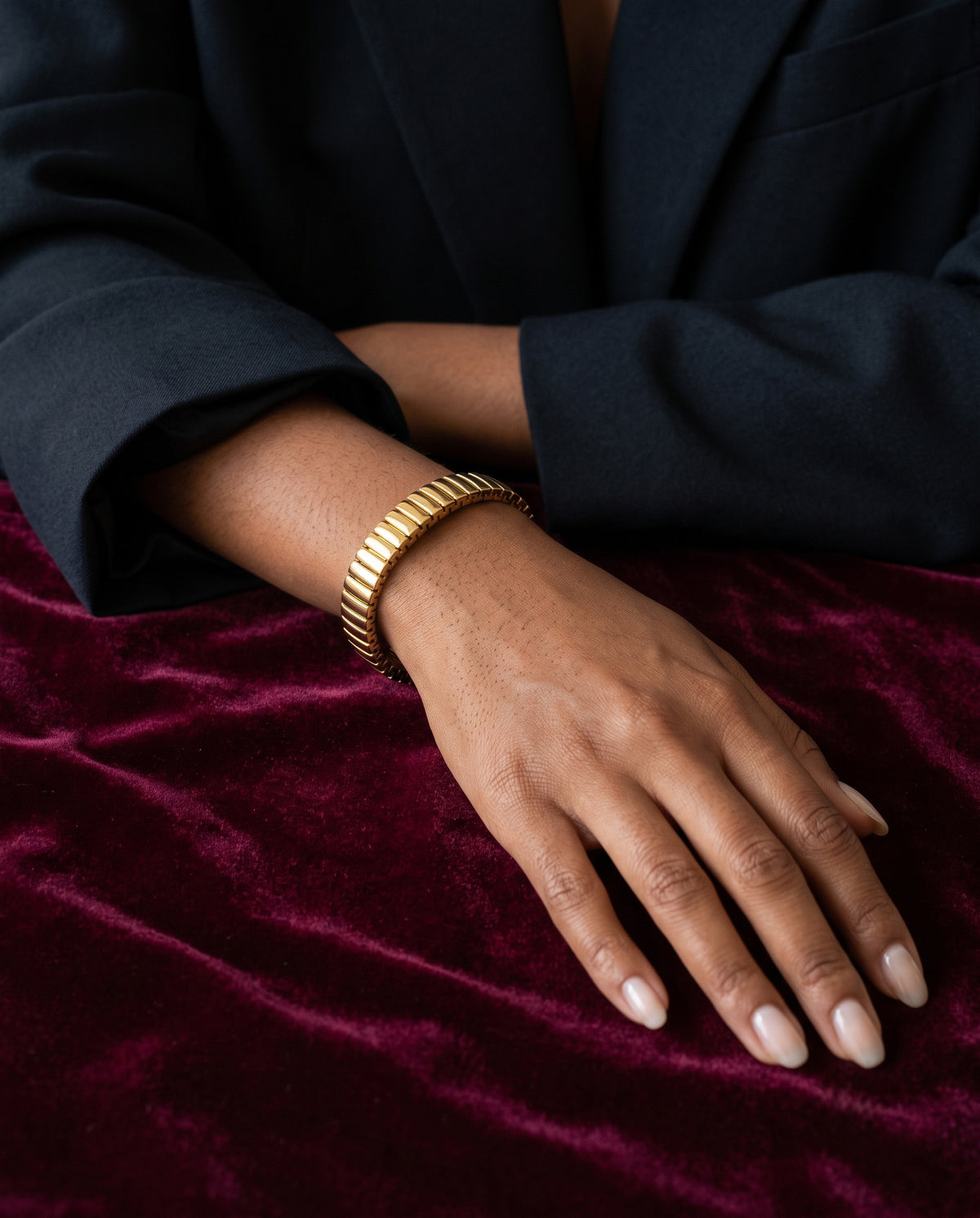 Roller Link Stretch Bracelet