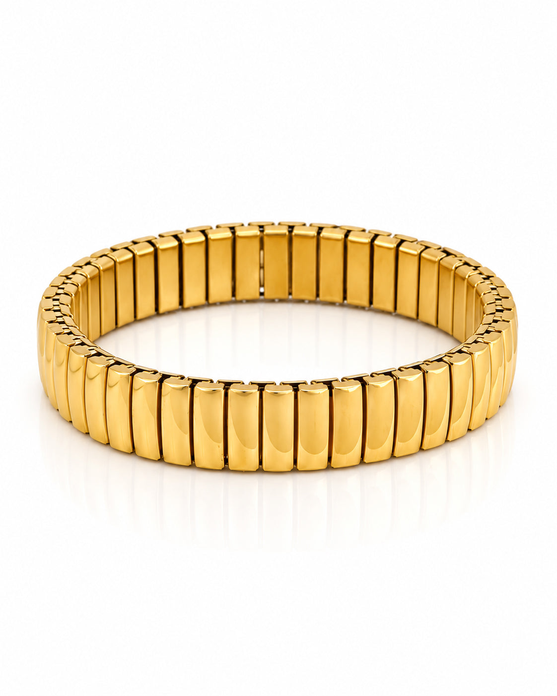 Roller Link Stretch Bracelet