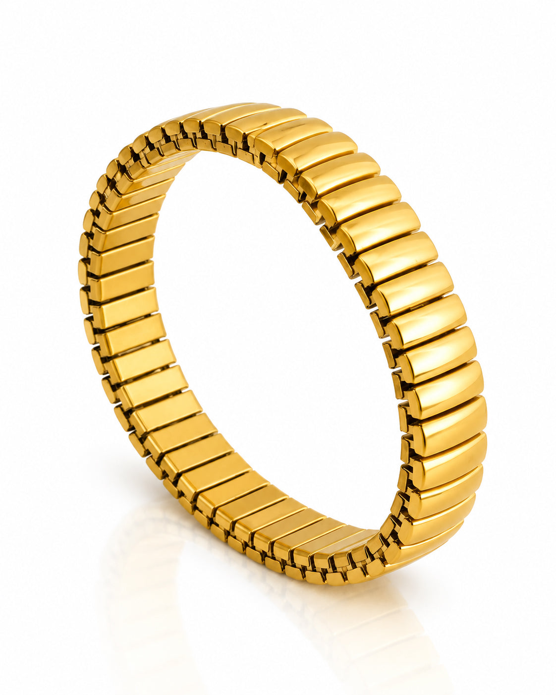 Roller Link Stretch Bracelet