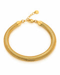 Flat Snake Chain Bracelet