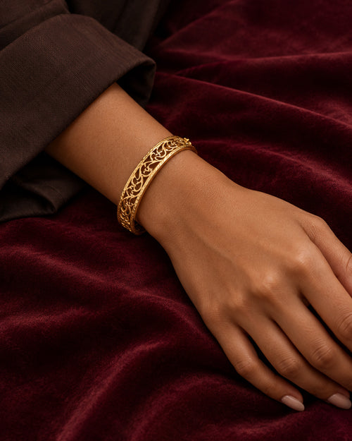 Arabesque Lace Cuff Bracelet