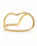 Double Wave Two-Finger Ring