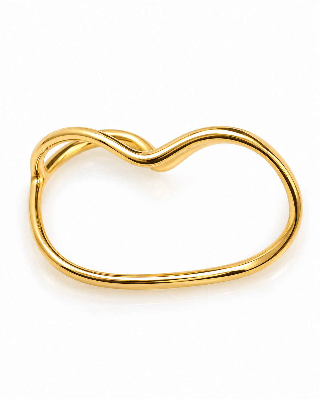 Double Wave Two-Finger Ring