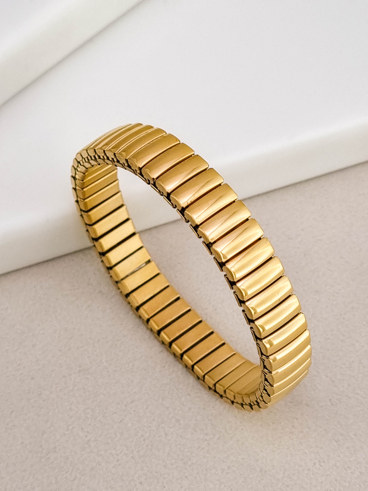 Roller Link Stretch Bracelet