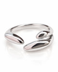 Molten Double-End Open Ring