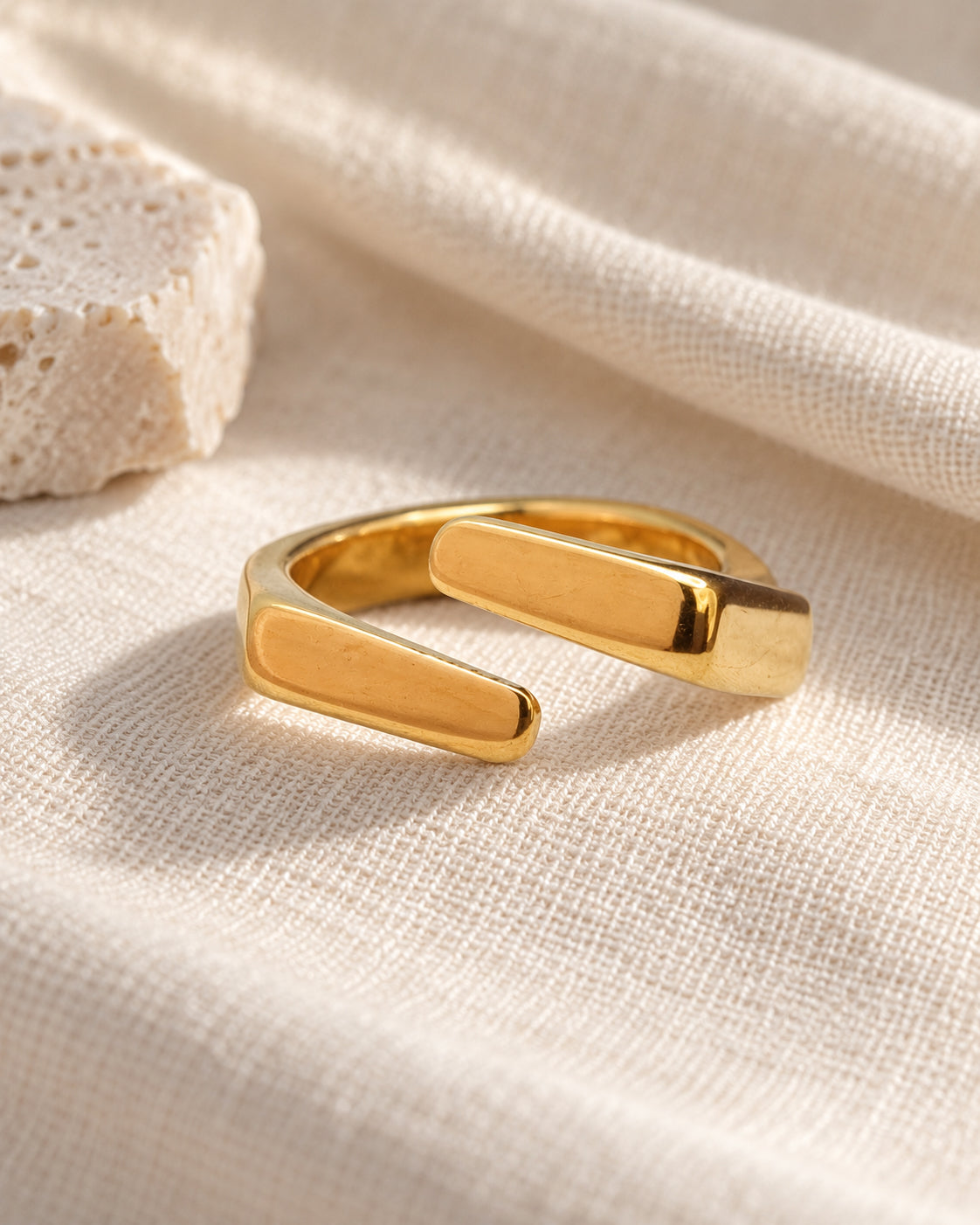 Double Bar Wrap Ring
