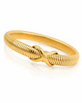 Infinity Knot Spring Cuff Bracelet