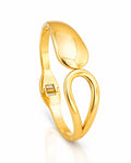 Molten Teardrop Spring Cuff Bracelet