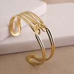 Sculptural Knot Cuff