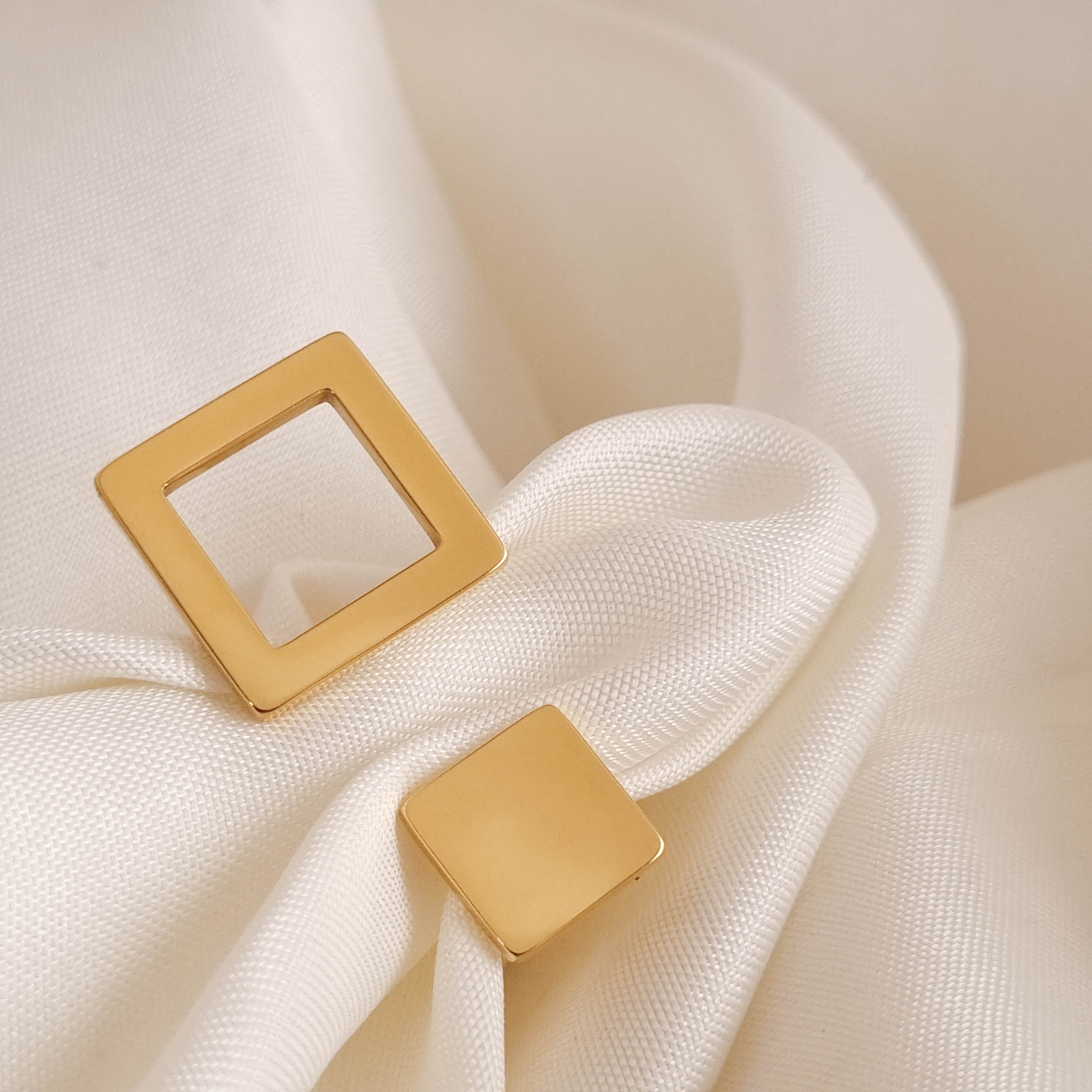 Geometric Duet Ring Set