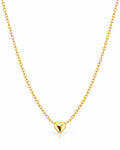 Puffy Heart Slider Pendant Necklace