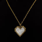 Pixel Heart Necklace