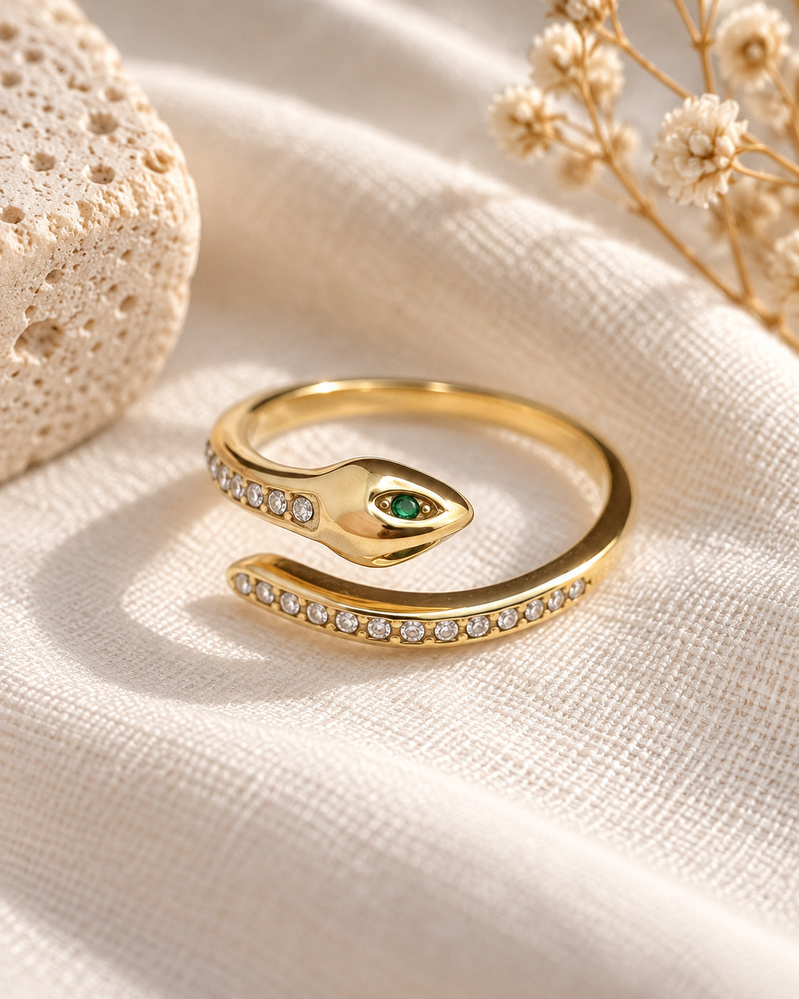 Serpent Wrap Ring