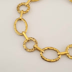 Hammered Horizon Link Bracelet