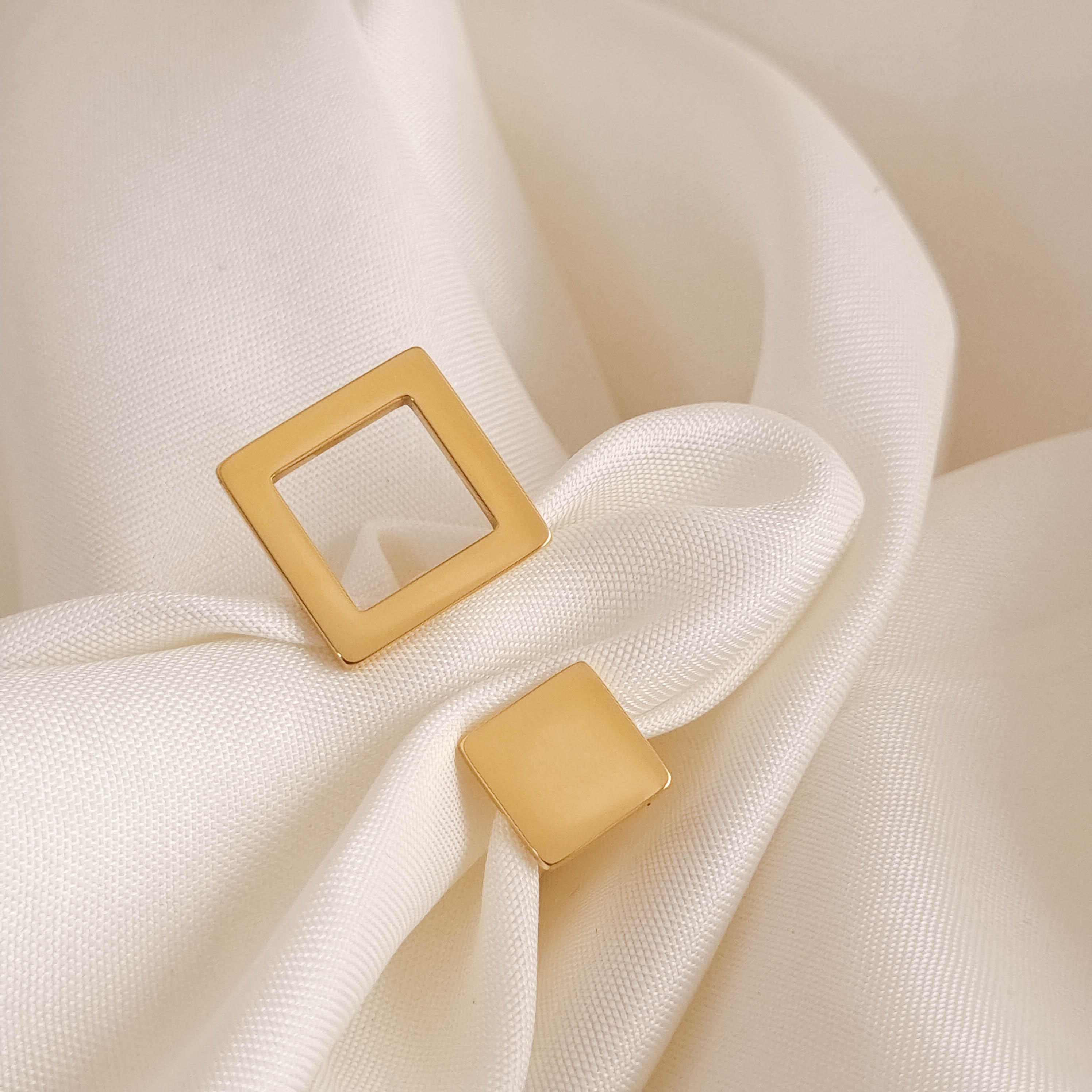 Geometric Duet Ring Set