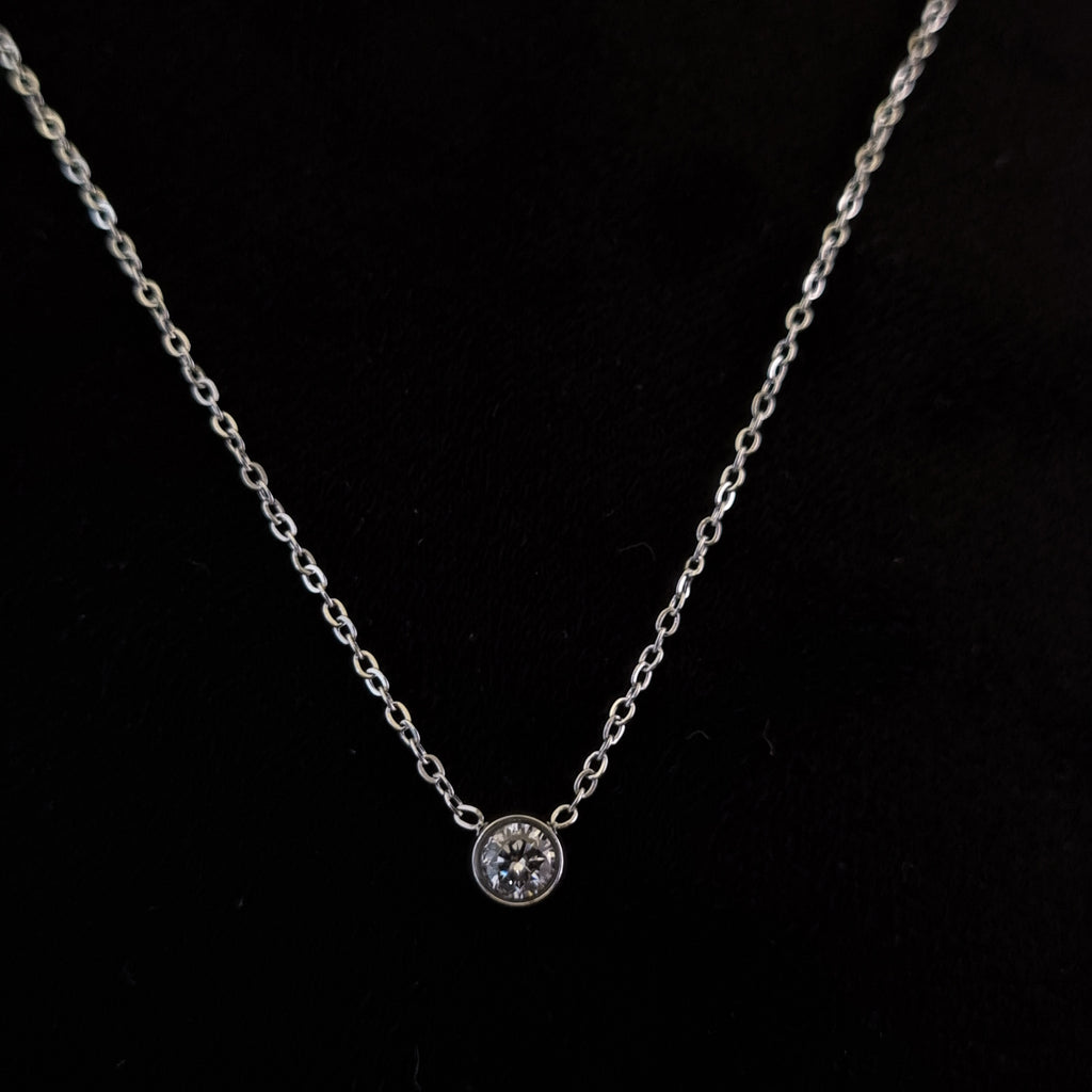 Timeless Bezel Necklace