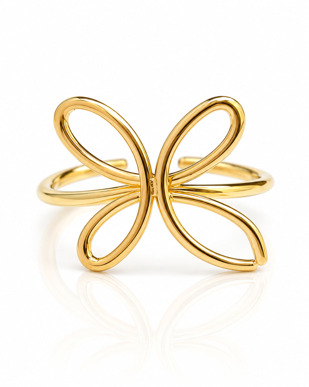 Open Butterfly Statement Ring