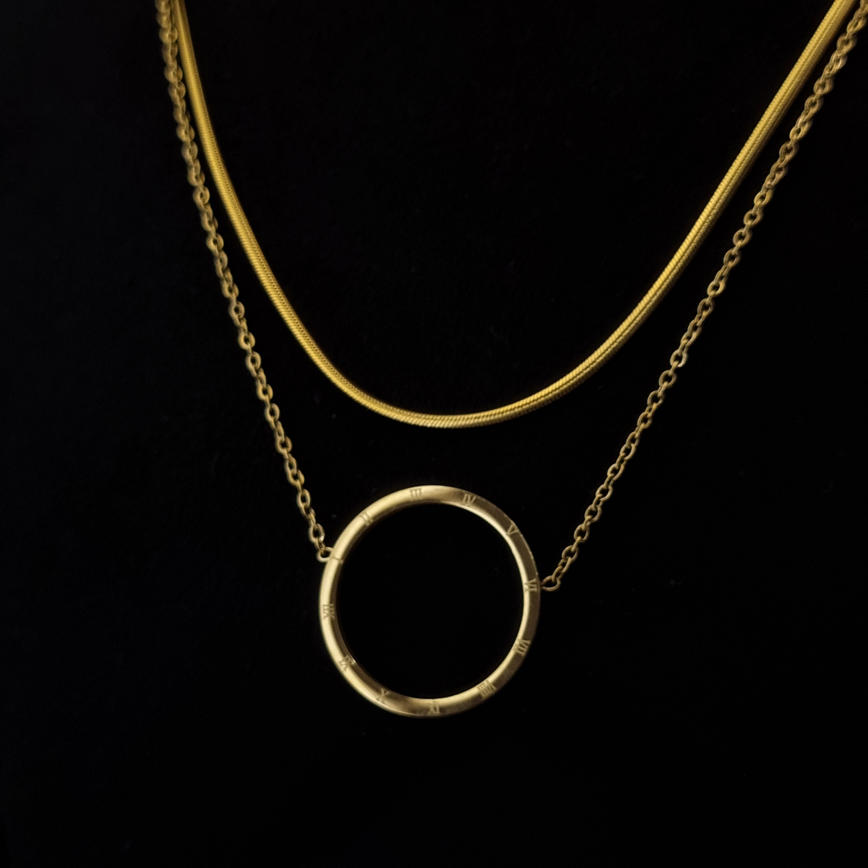 Signature Circle Layers Necklace