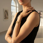 Sculptural V-Cuff